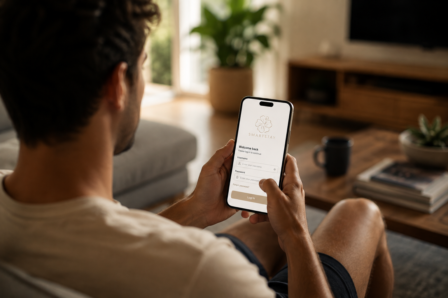 Property owner accessing the Smartstay Owner App